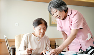 バイタル測定の様子